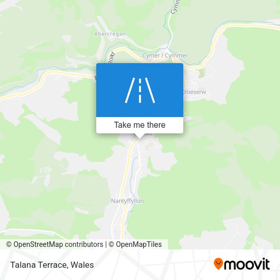 Talana Terrace map