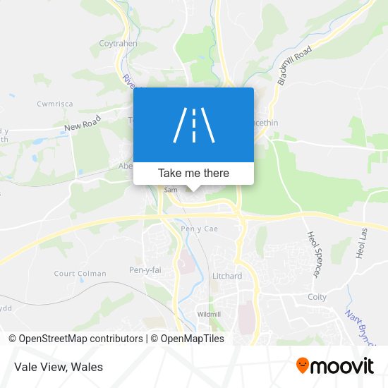 Vale View map