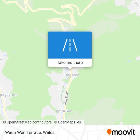 Waun Wen Terrace map