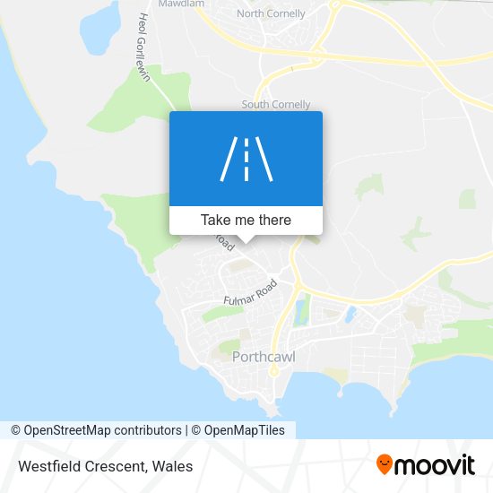 Westfield Crescent map