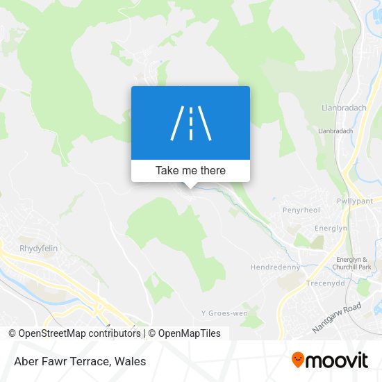 Aber Fawr Terrace map
