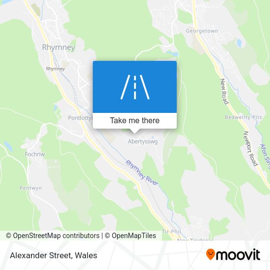Alexander Street map