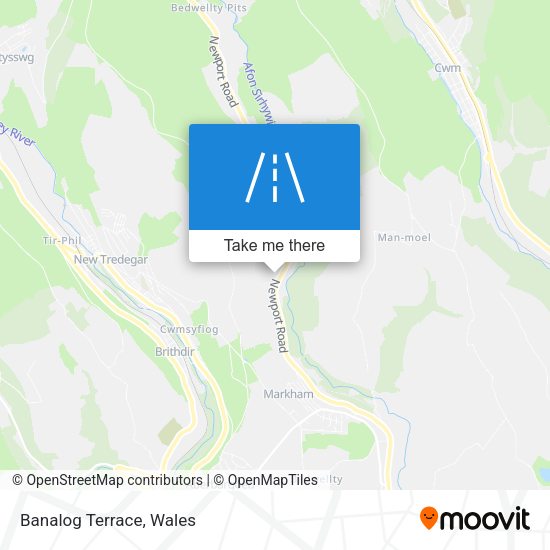 Banalog Terrace map