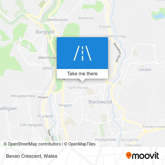 Bevan Crescent map