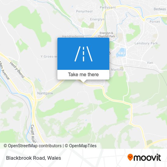 Blackbrook Road map