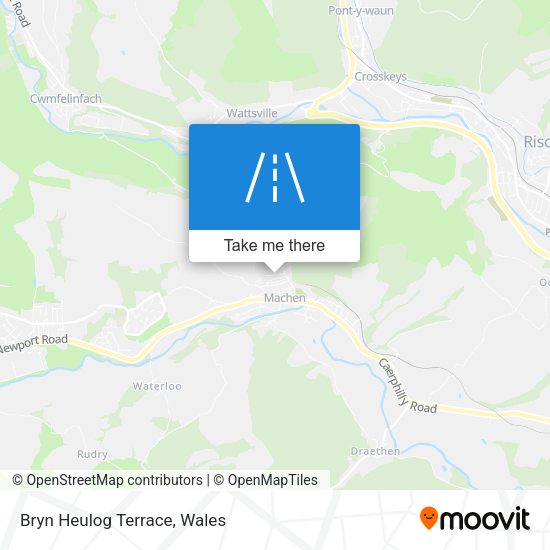 Bryn Heulog Terrace map