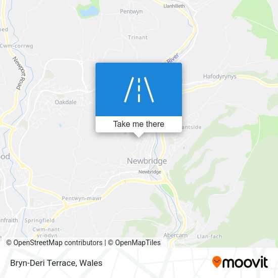 Bryn-Deri Terrace map