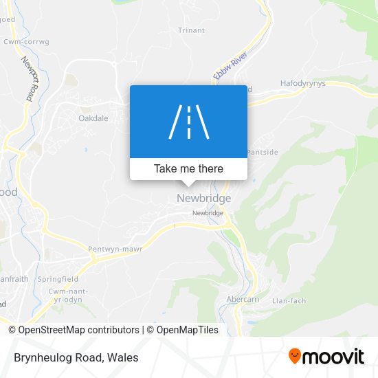 Brynheulog Road map