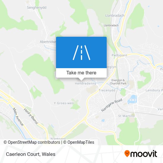Caerleon Court map