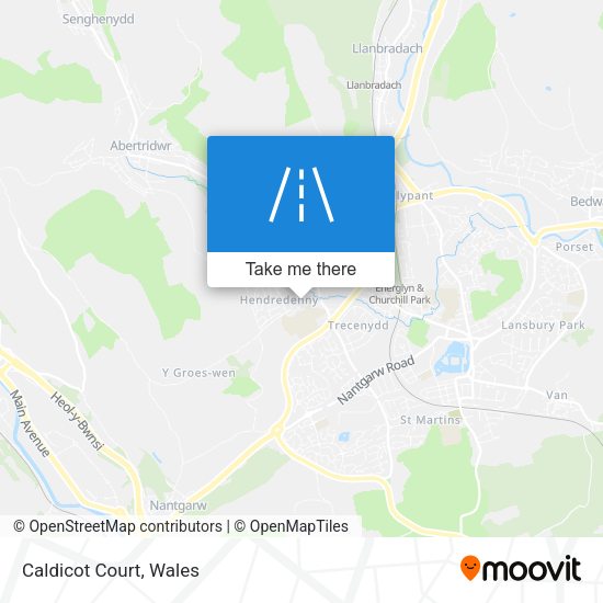 Caldicot Court map