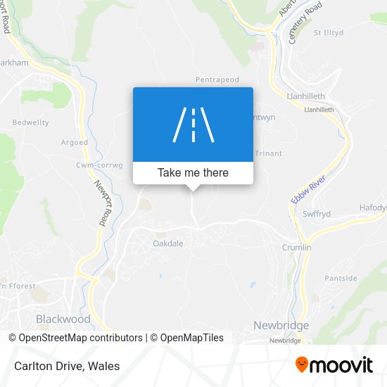 Carlton Drive map