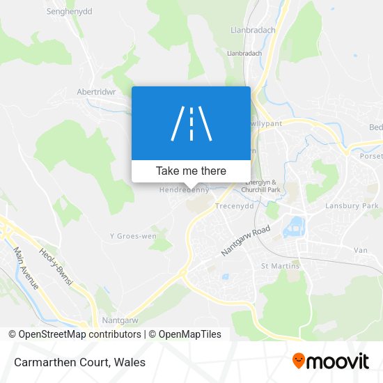 Carmarthen Court map