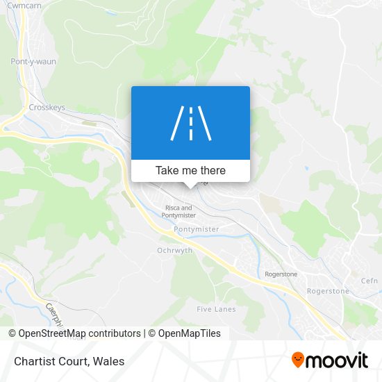 Chartist Court map
