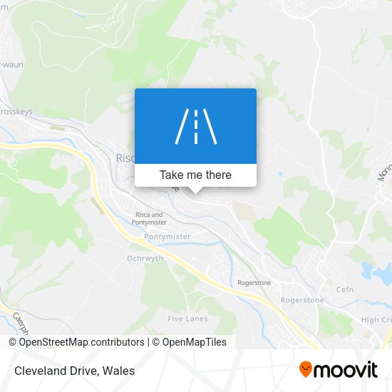 Cleveland Drive map