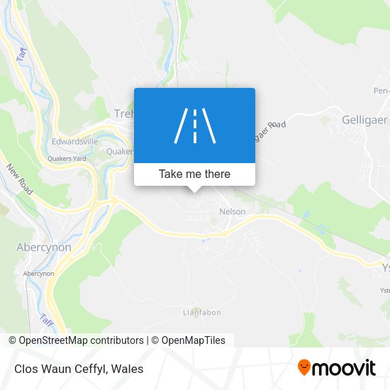 Clos Waun Ceffyl map
