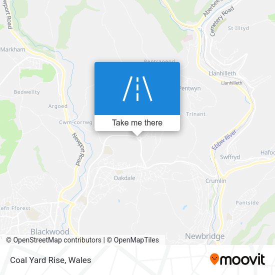 Coal Yard Rise map