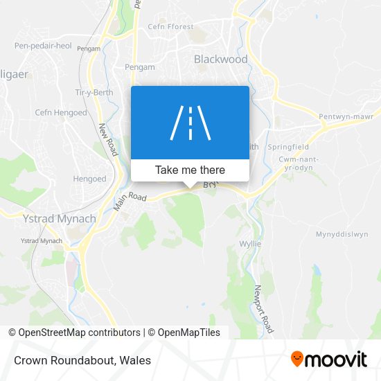 Crown Roundabout map