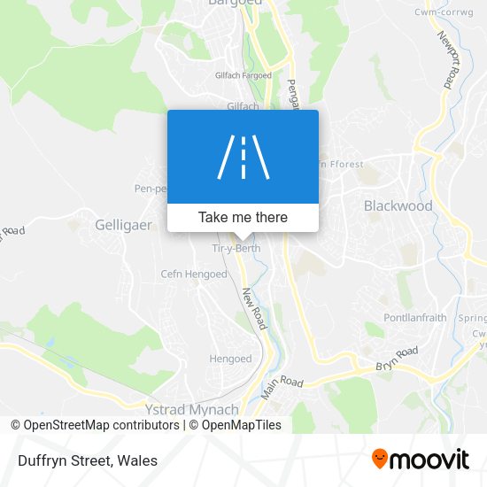 Duffryn Street map