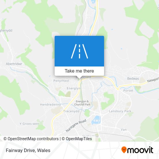 Fairway Drive map