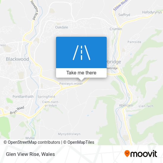 Glen View Rise map