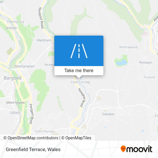 Greenfield Terrace map