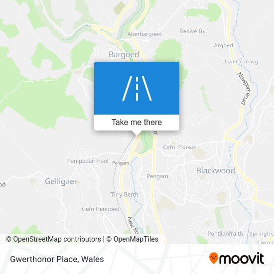 Gwerthonor Place map