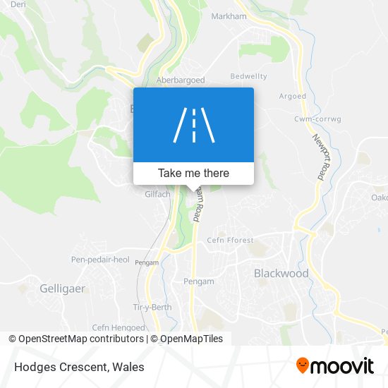 Hodges Crescent map