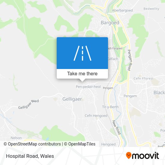 Hospital Road map