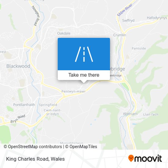 King Charles Road map