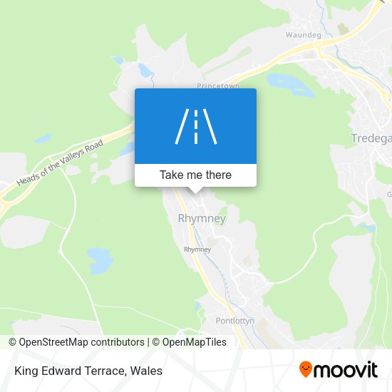 King Edward Terrace map