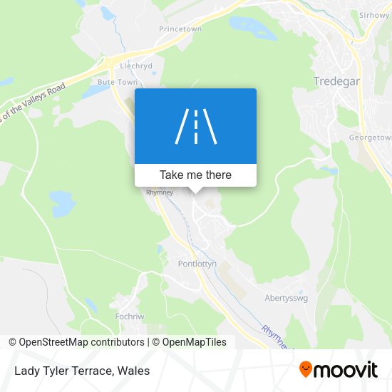 Lady Tyler Terrace map
