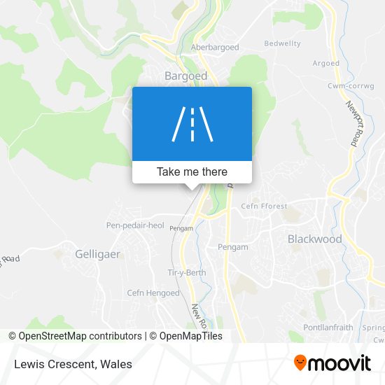 Lewis Crescent map