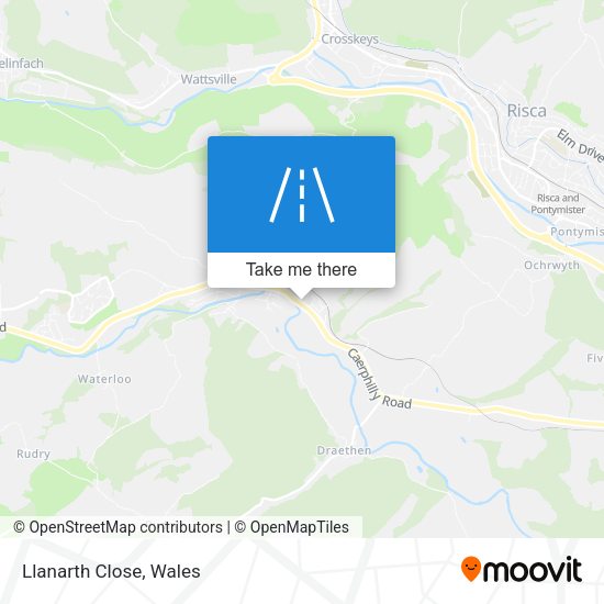Llanarth Close map