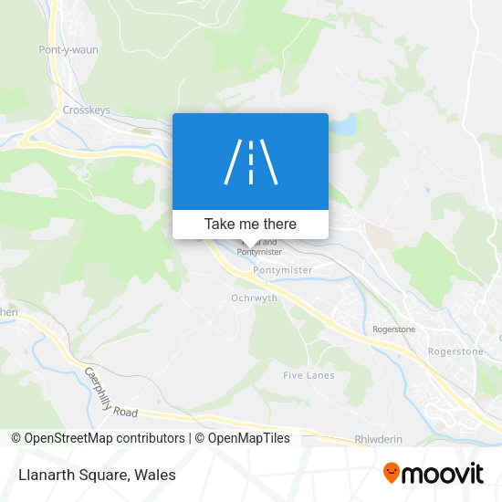 Llanarth Square map