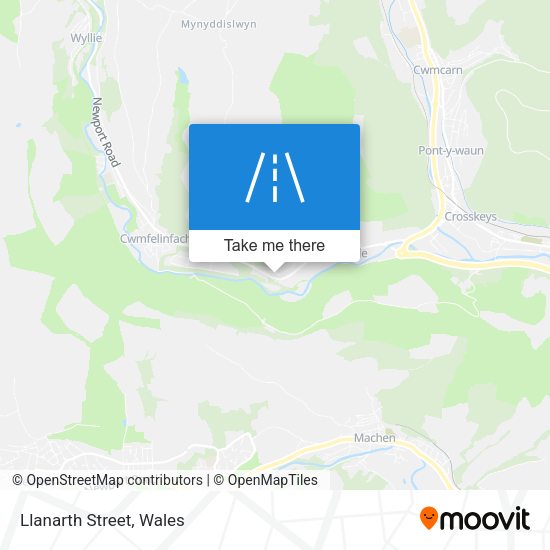 Llanarth Street map