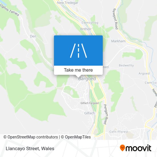 Llancayo Street map