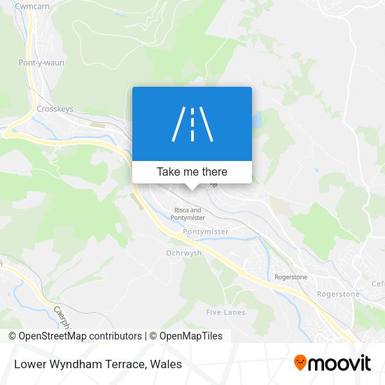 Lower Wyndham Terrace map
