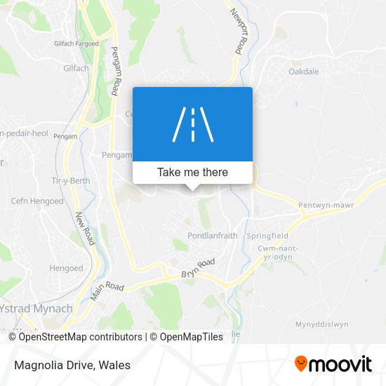 Magnolia Drive map