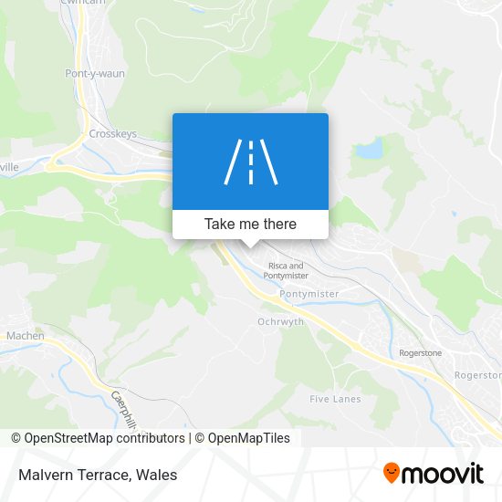 Malvern Terrace map