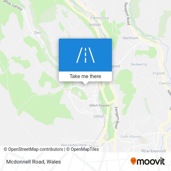 Mcdonnell Road map