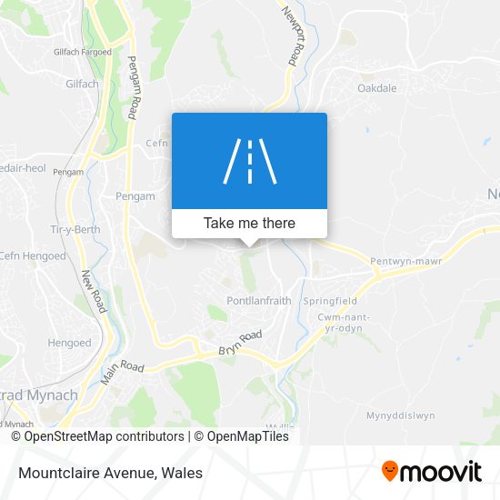 Mountclaire Avenue map