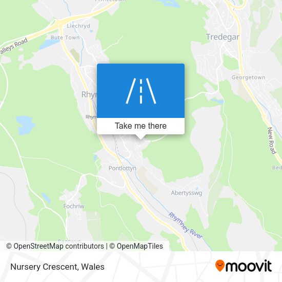 Nursery Crescent map