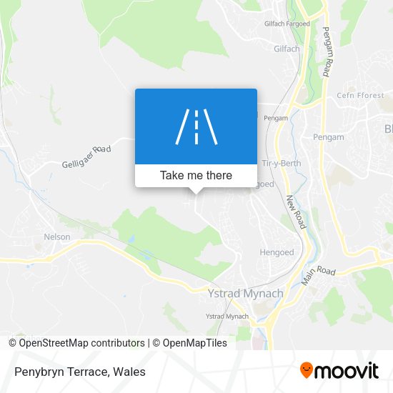Penybryn Terrace map