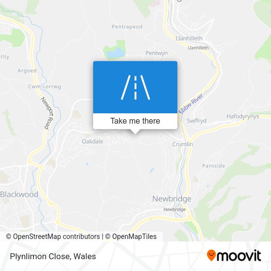 Plynlimon Close map