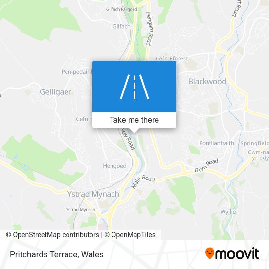 Pritchards Terrace map