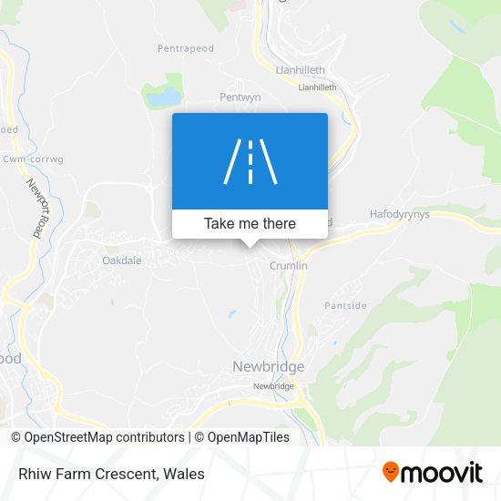 Rhiw Farm Crescent map
