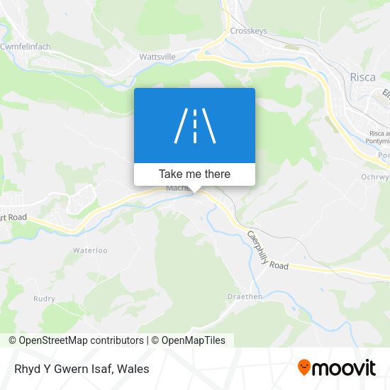 Rhyd Y Gwern Isaf map