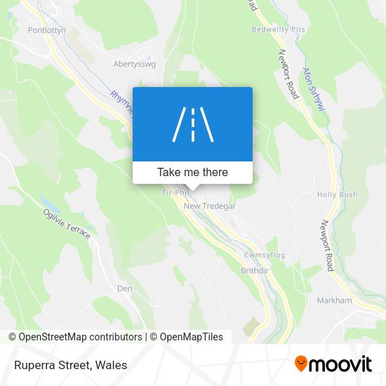 Ruperra Street map