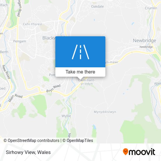 Sirhowy View map