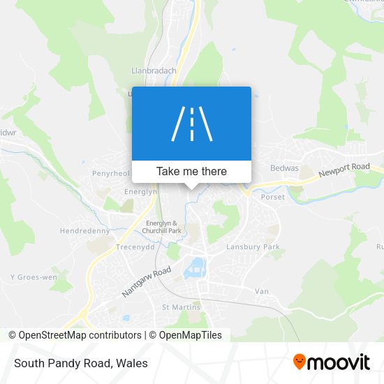 South Pandy Road map